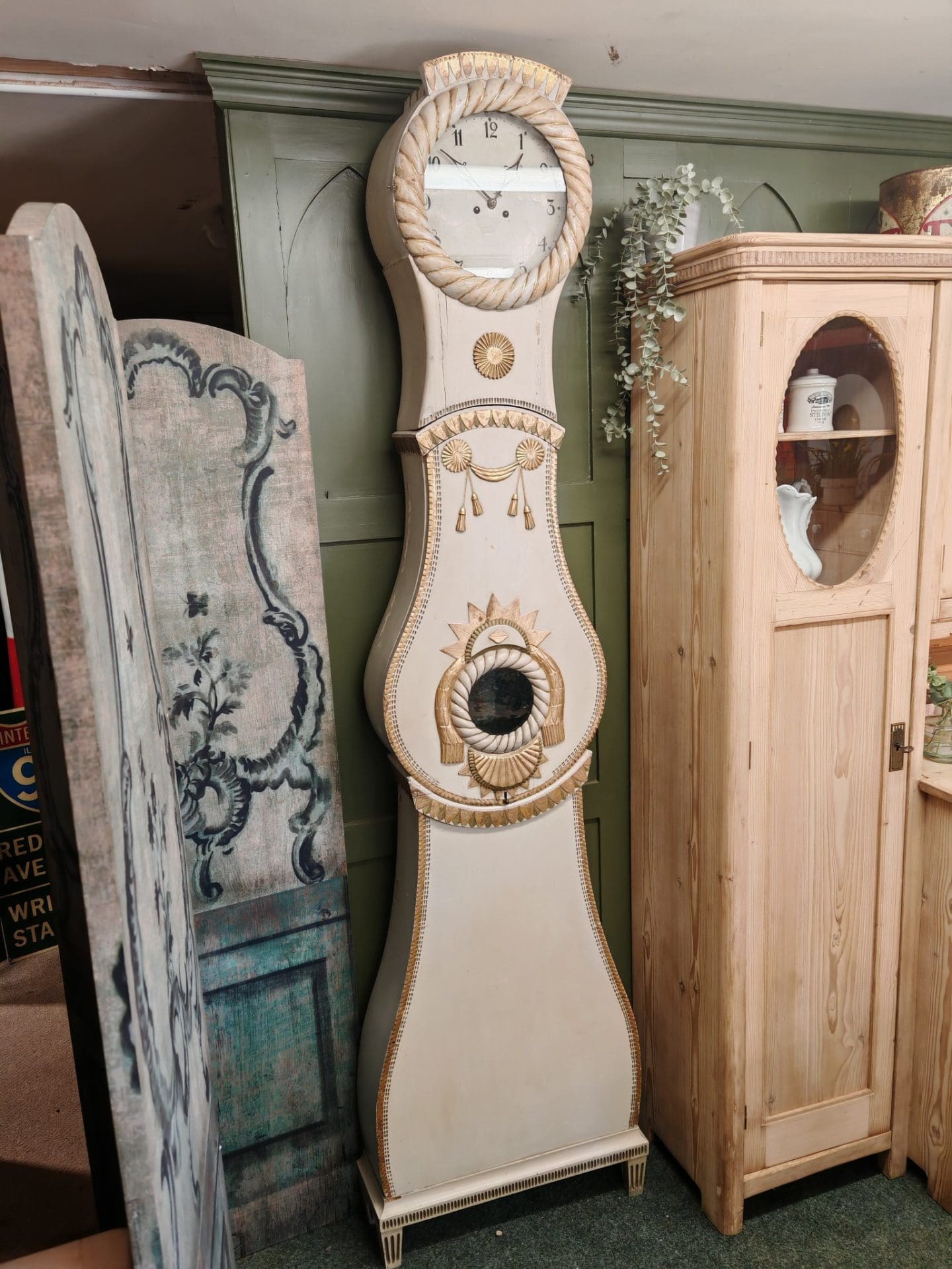 Mora Swedish 18th century clock - Pond Cottage Antiques