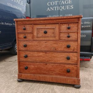 original painted scotch pine chest