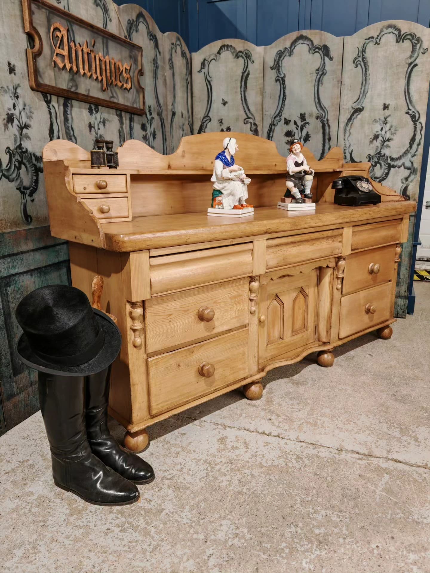 VICTORAIN PINE CHIFFIONIER WITH THICK TOP