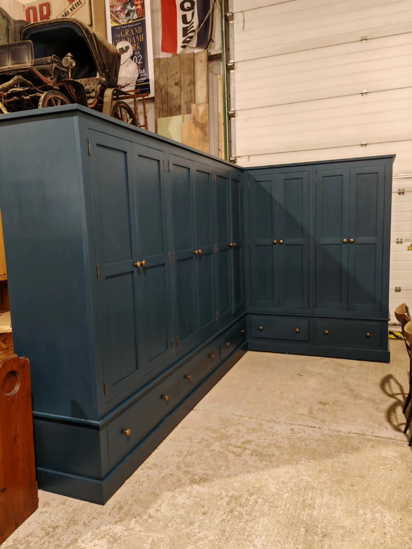 LARGE CORNER WARDOBE AND CUPBOARD – BESPOKE