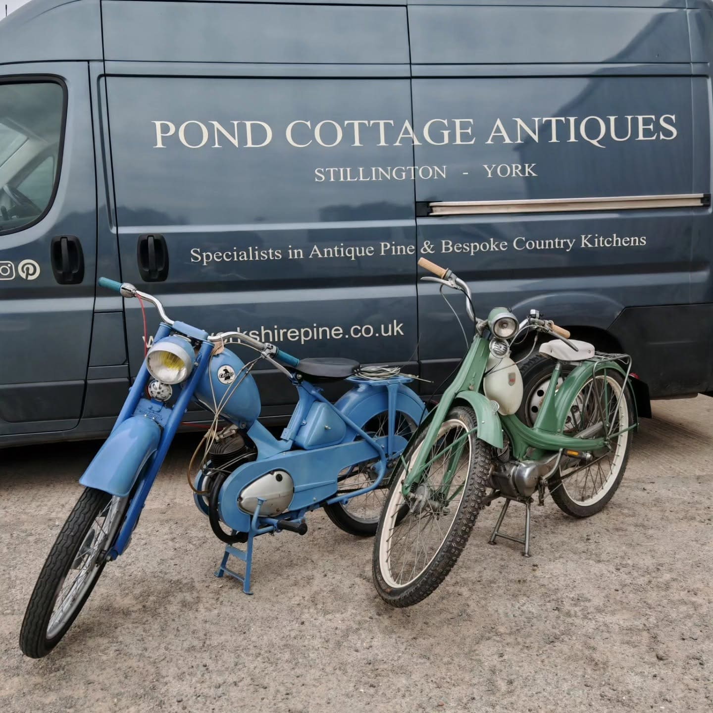 1956 Monet-Goyon Castor S2PP Motorcycle / 1957 NSU Quickly moped